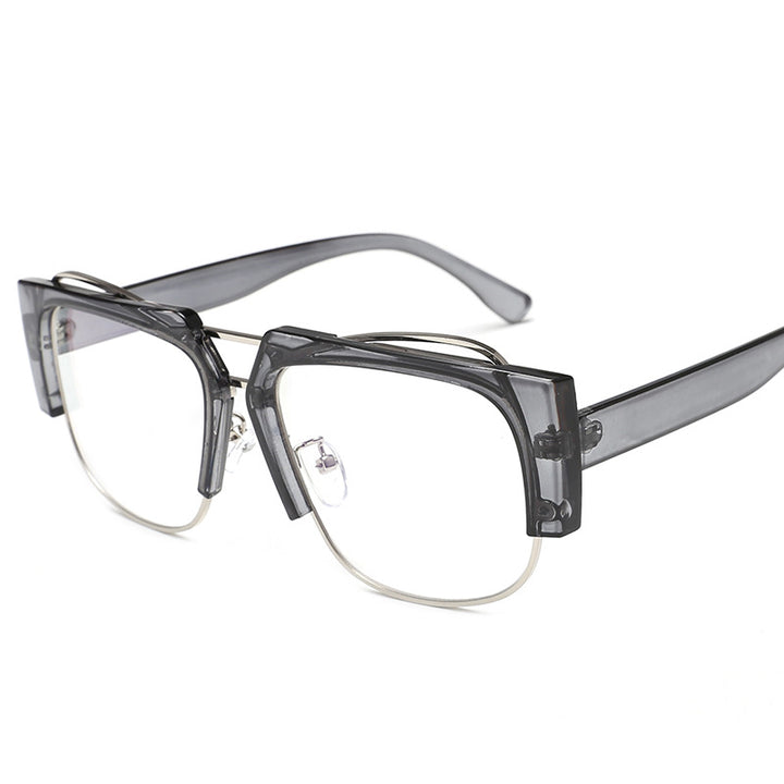 Women Fashion Square Sunglasses with Unique Chain Design Stornfield