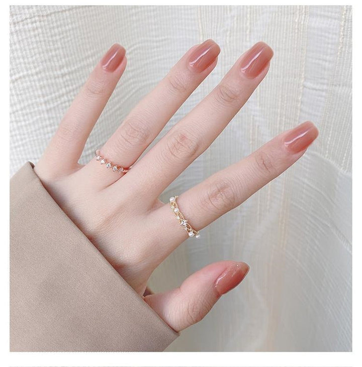 Ombre Glossy Press-On Nail Set Stornfield 1790727316