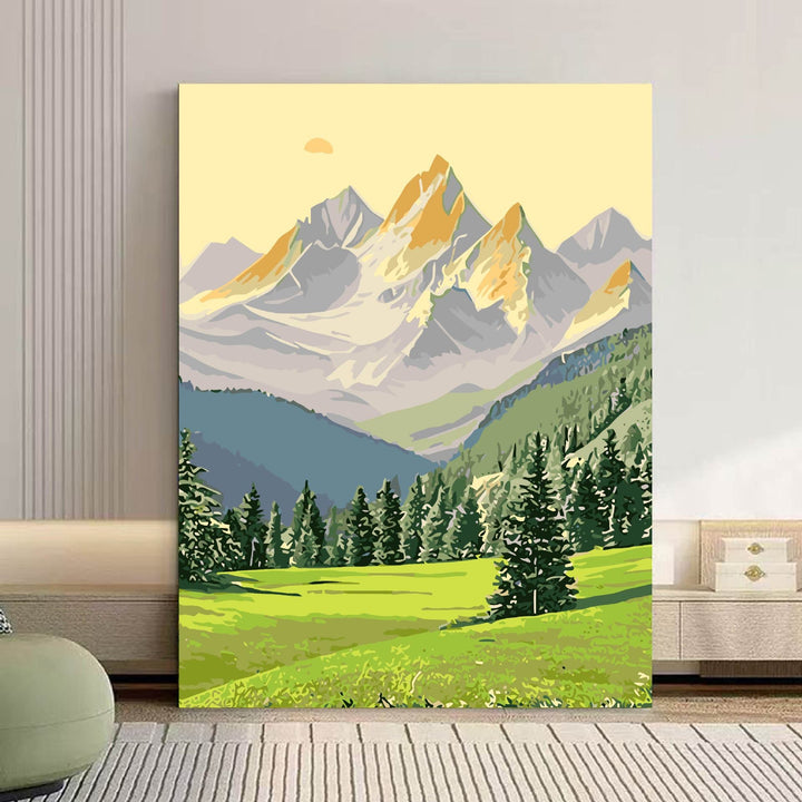 Scenic Mountain Landscape Canvas Art Stornfield 1785768018