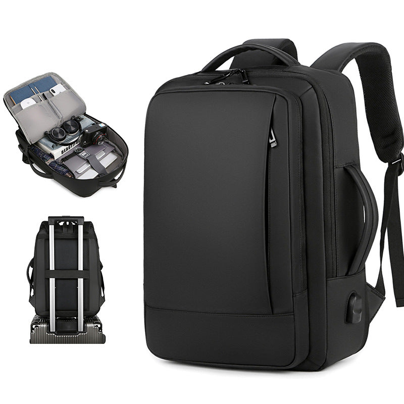 Elegant business backpack with intelligent storage and protective laptop compartment Stornfield