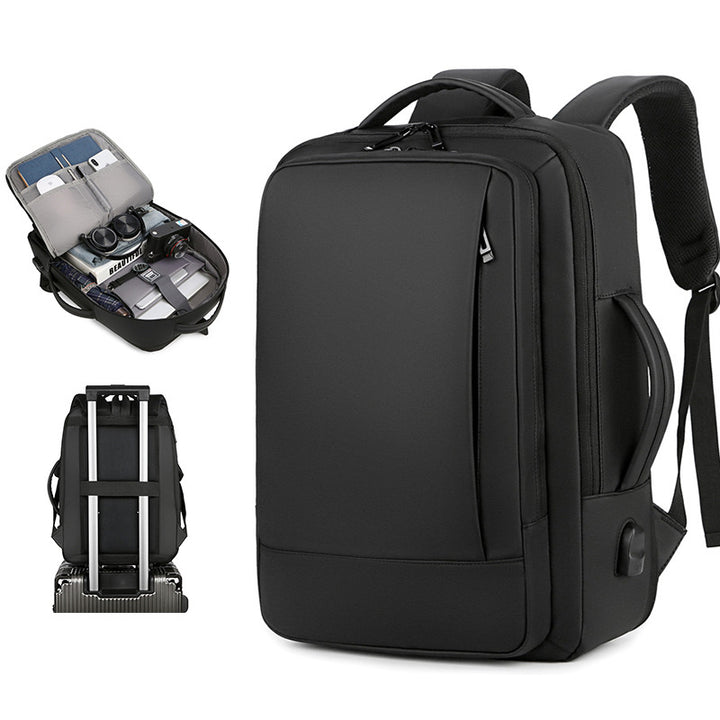Elegant business backpack with intelligent storage and protective laptop compartment Stornfield