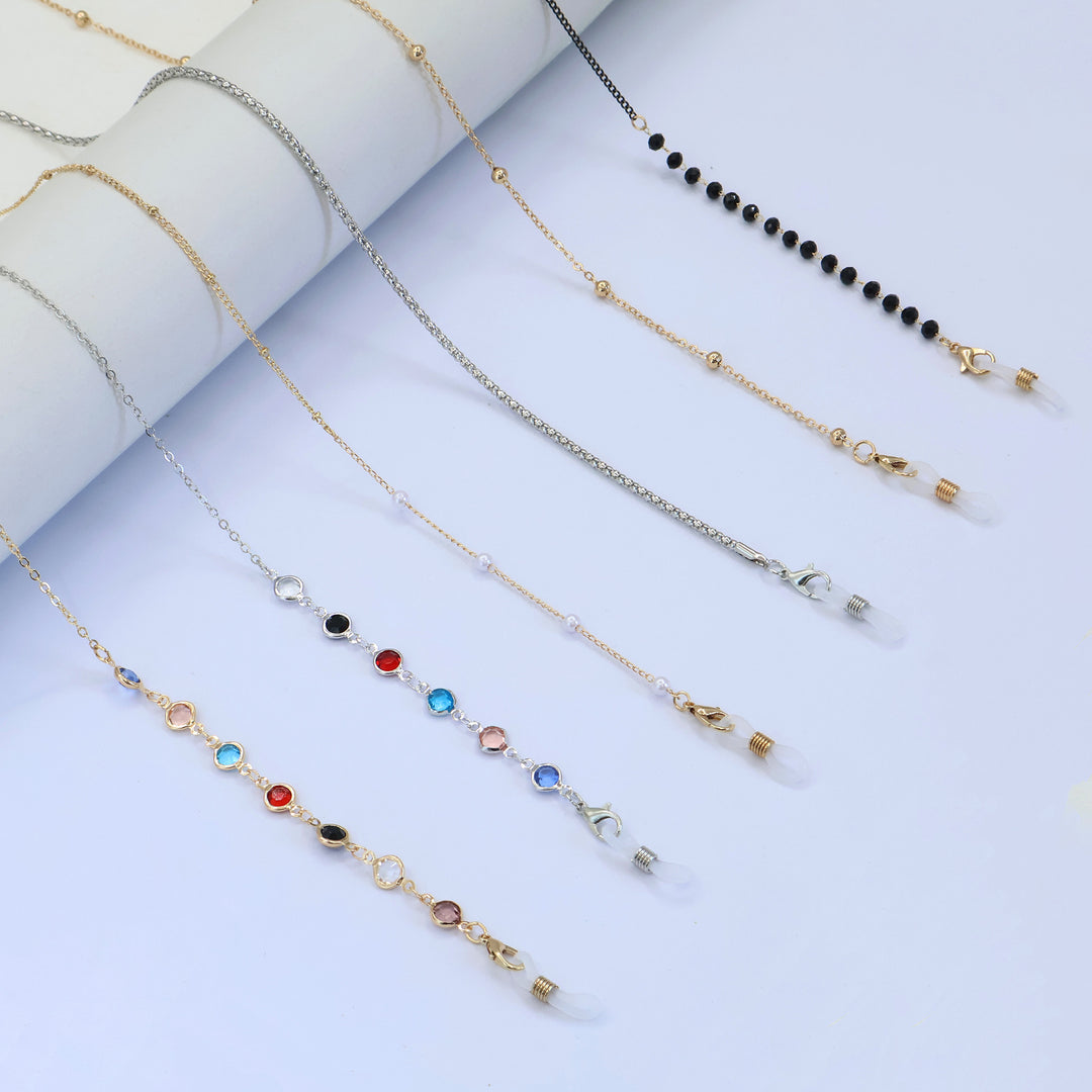 Multicolor Gemstone Eyewear Chain Stornfield
