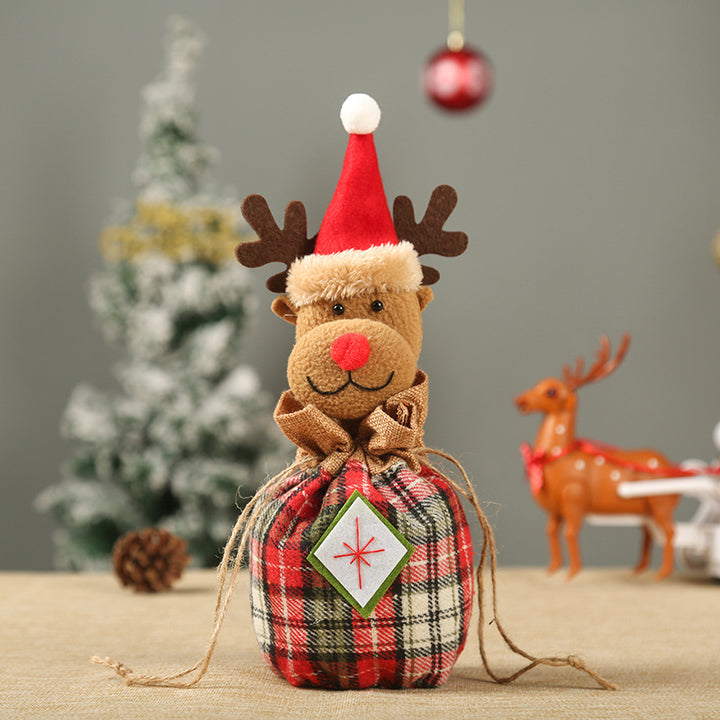 Cute Christmas gnome with gift sack Stornfield