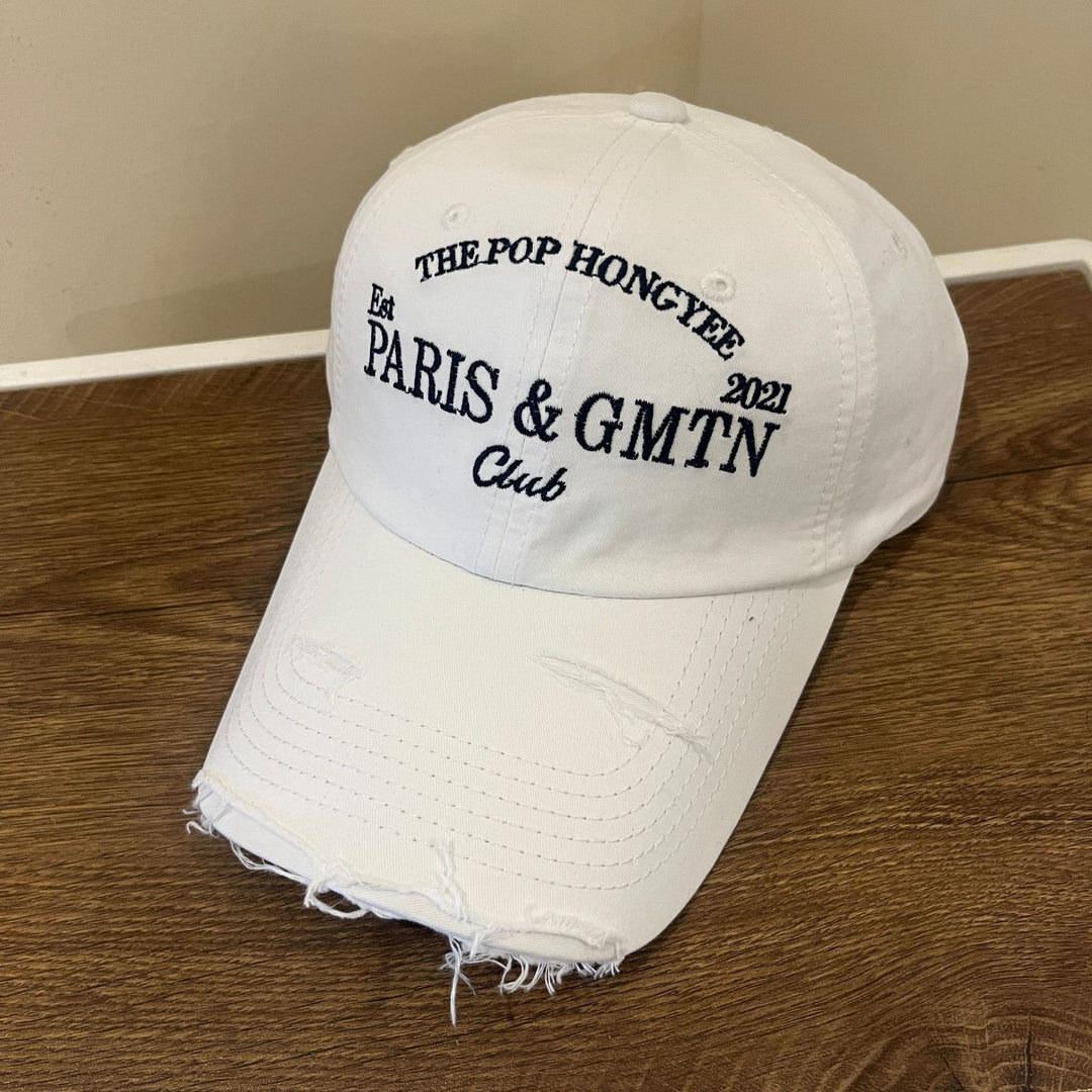 Men's Distressed Cotton Twill Baseball Cap Stornfield