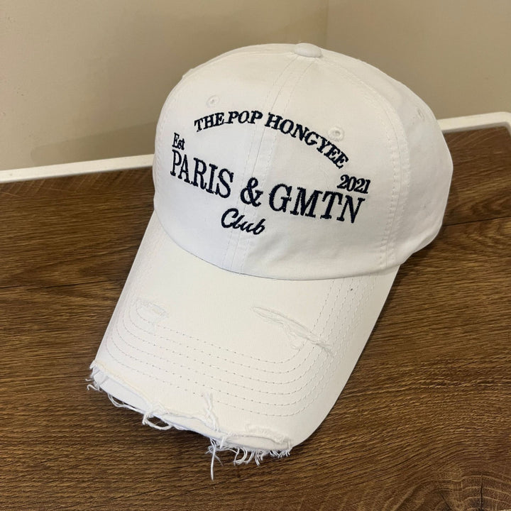 Men's Distressed Cotton Twill Baseball Cap Stornfield