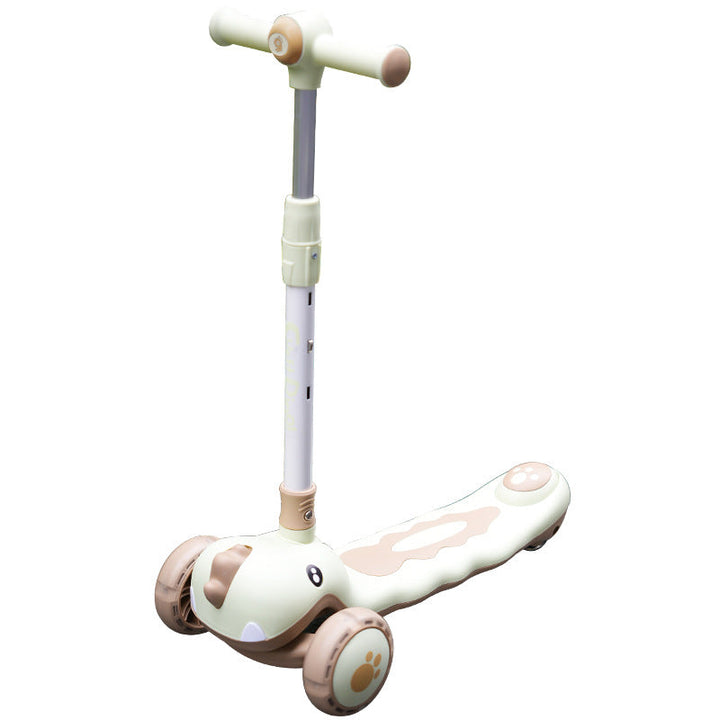 Animal-Themed Lean-to-Steer Kick Scooter Stornfield