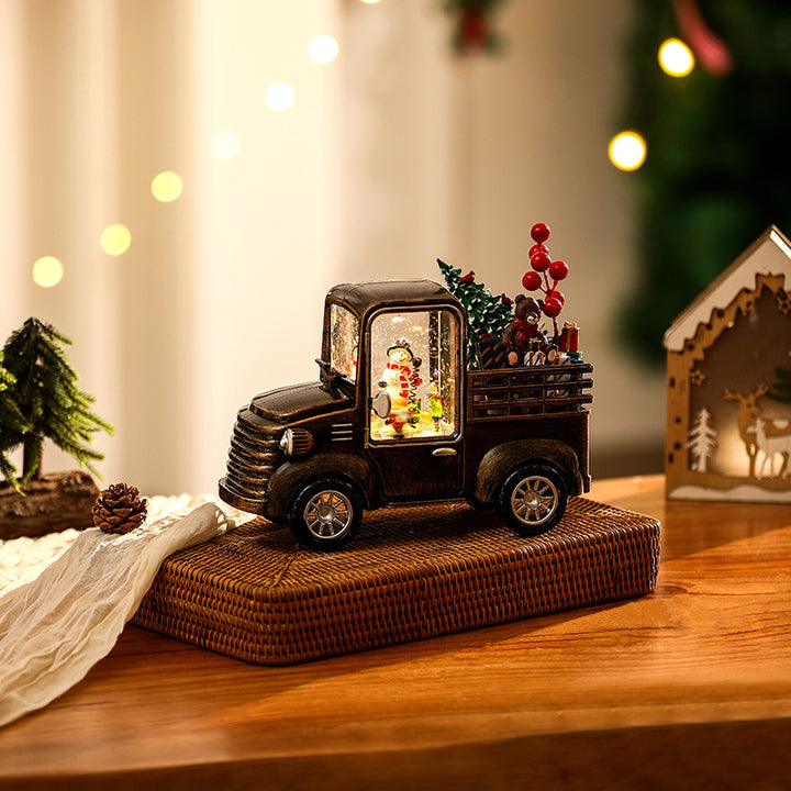 Decorative truck model with Christmas lighting Stornfield