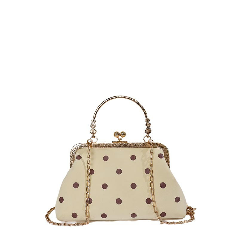 WoVintage Elegant Polka Dot Evening Clutch Stornfield