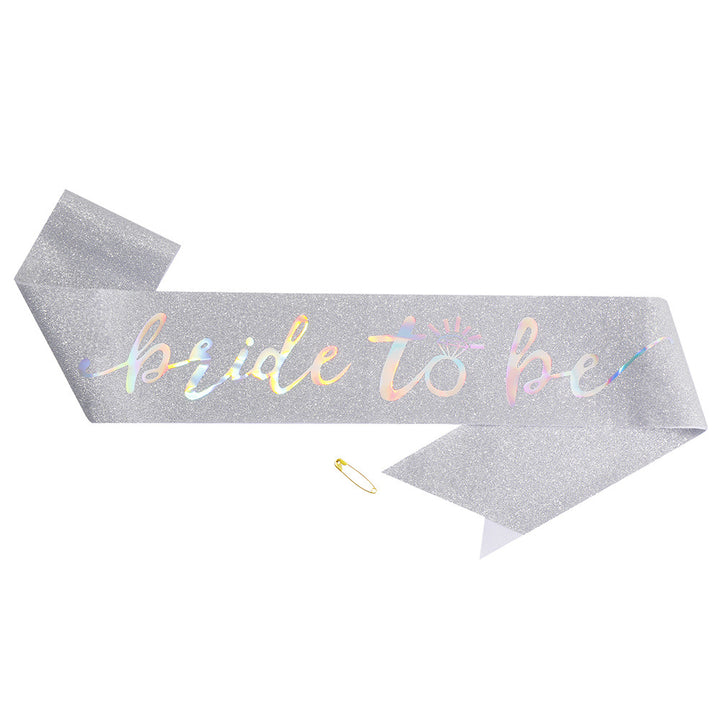 Ladies Glittering Bride Sash Stornfield