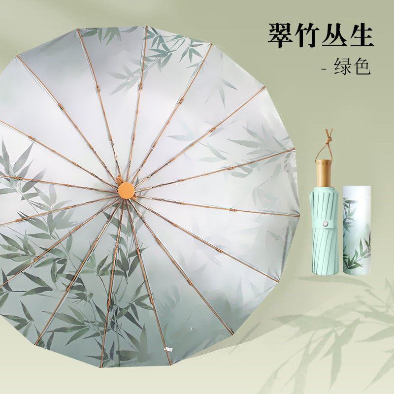 Women Foldable Umbrella with Floral Pattern Stornfield