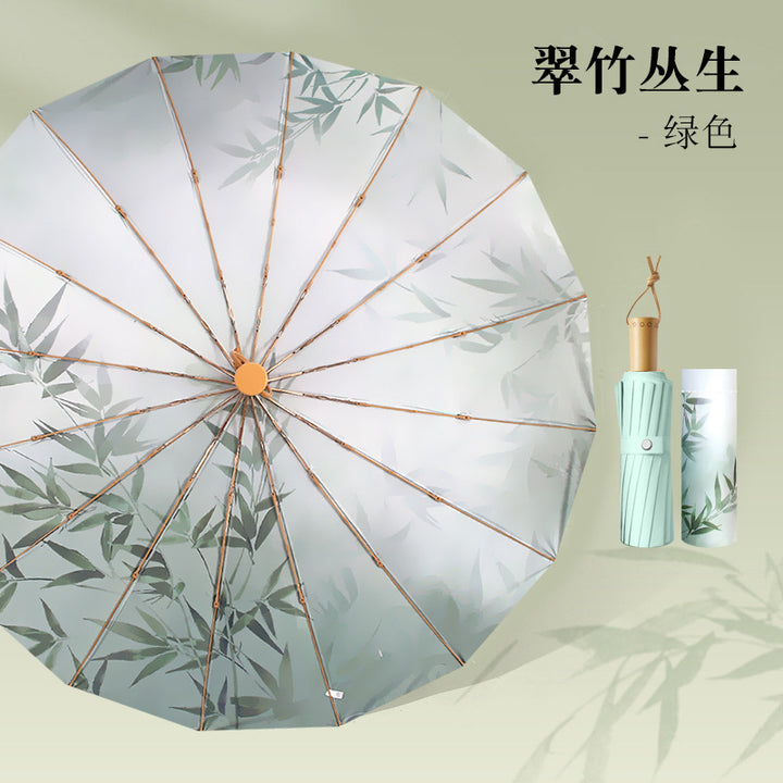 Women Foldable Umbrella with Floral Pattern Stornfield