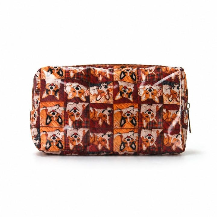 Cosmetic pouch with colorful animal design Stornfield