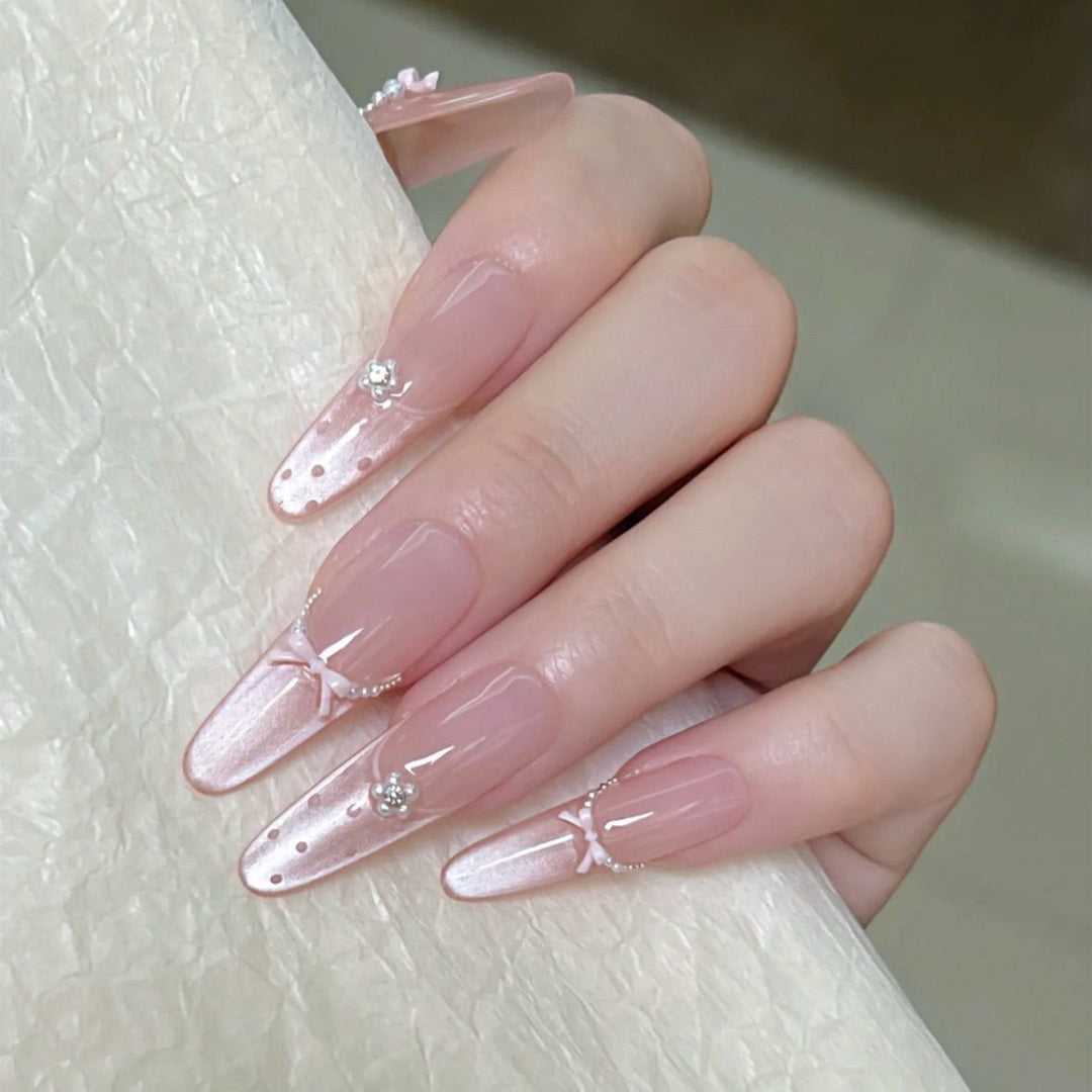 Glamorous Starry Press-On Nail Art