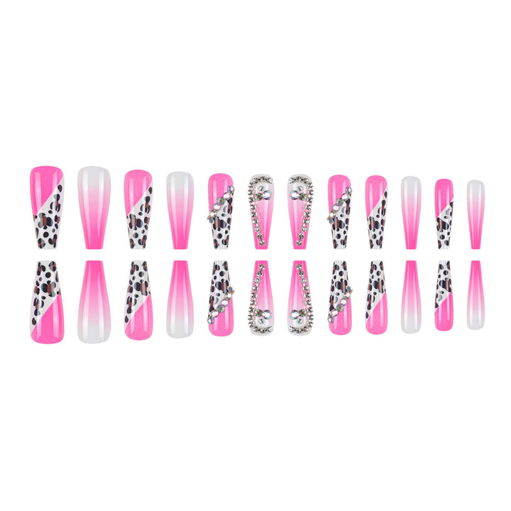 Glamorous Stiletto Press-On Nail Set with Gem Accents Stornfield