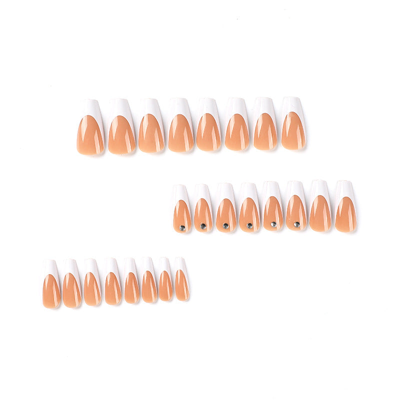 Artful Nail Extensions with Elegant French Tips Stornfield