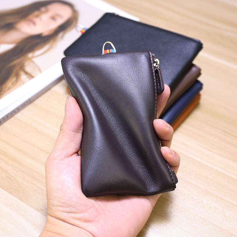 Zippered Leather Cardholder Stornfield