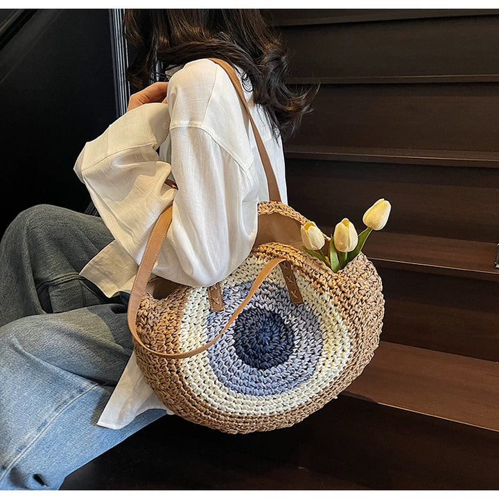 Braided Leather Tote Bag Stornfield
