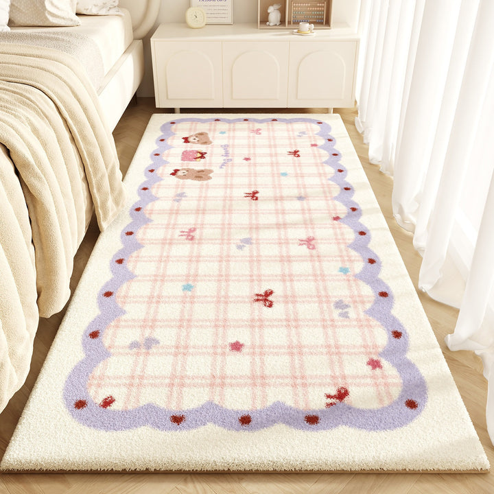 Cute Cartoon-Themed Plush Bath Mat