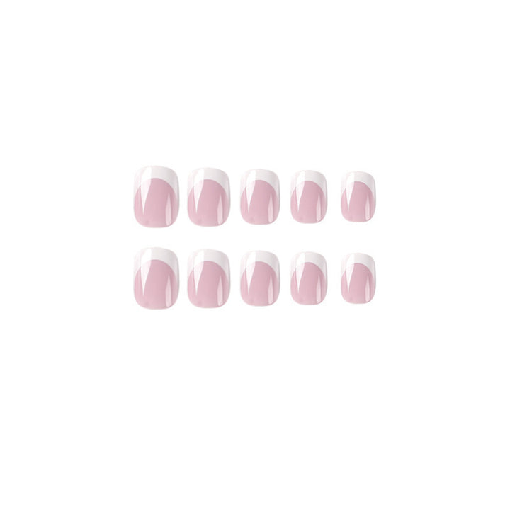 Classic French Tip Nail Art Enhancements Stornfield