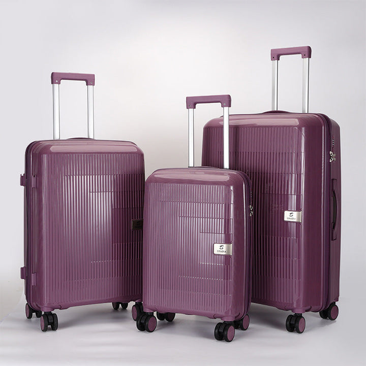 multi-size hardshell spinner luggage set with telescopic handles and double-spinner wheels Stornfield