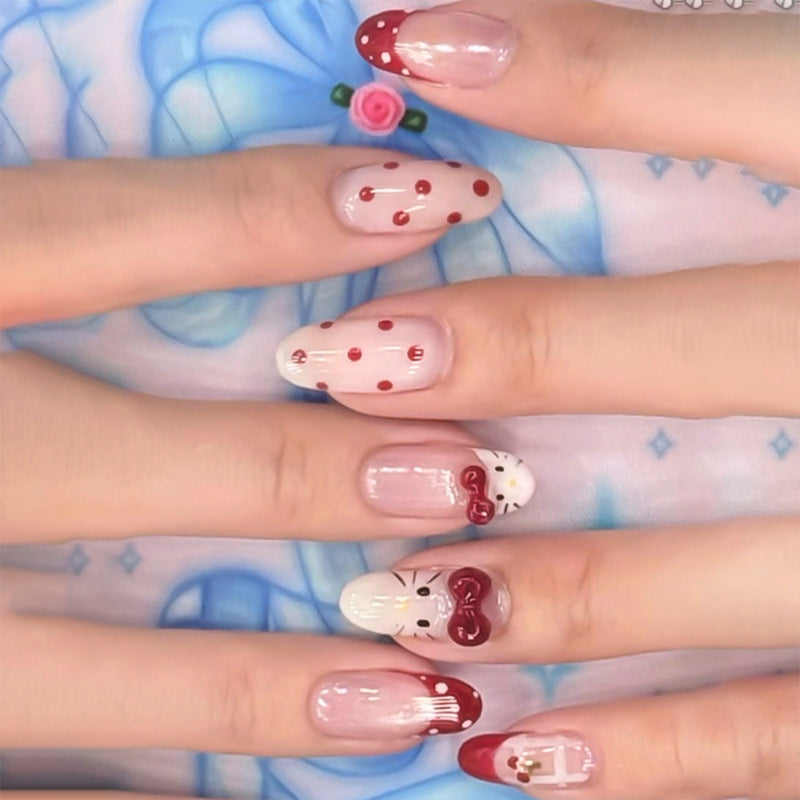Artistic Nail Art with Playful Design Stornfield