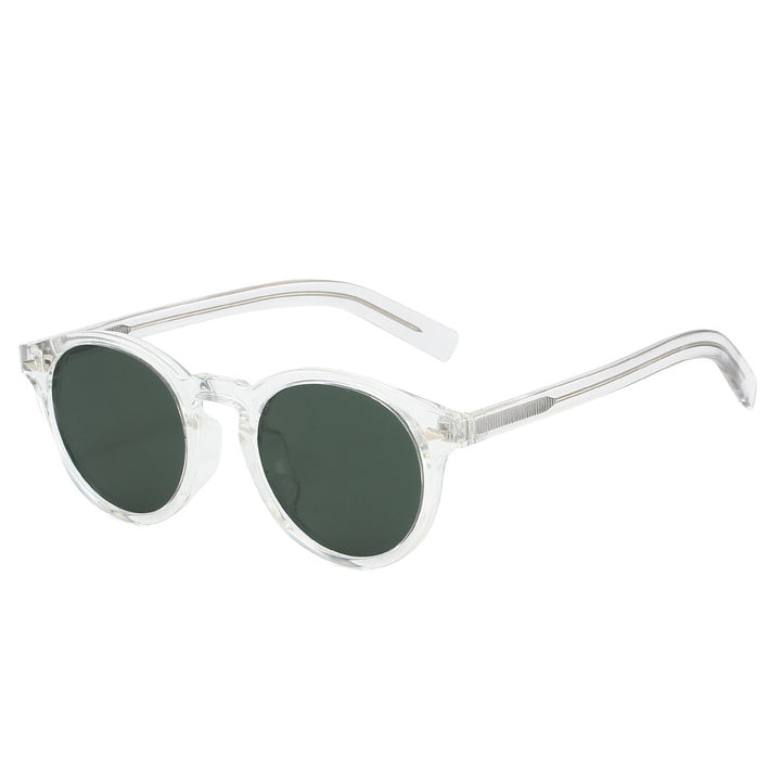 Women's fashionable sunglasses with transparent frame and yellow lenses Stornfield