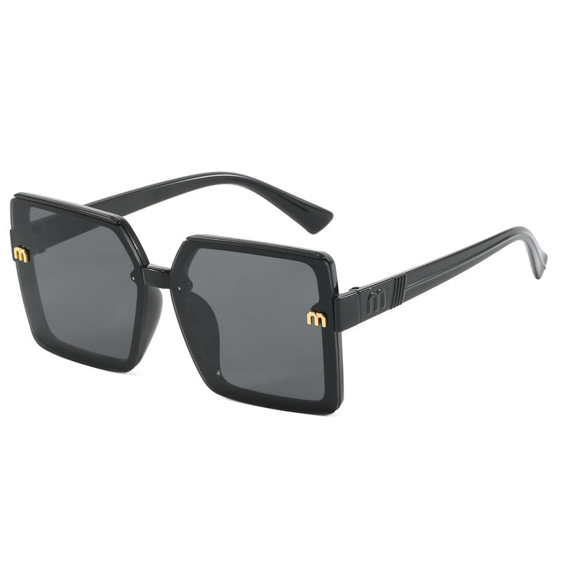 Women's stylish square sunglasses with mirrored gradient Stornfield