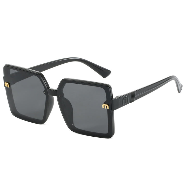 Women's stylish square sunglasses with mirrored gradient Stornfield
