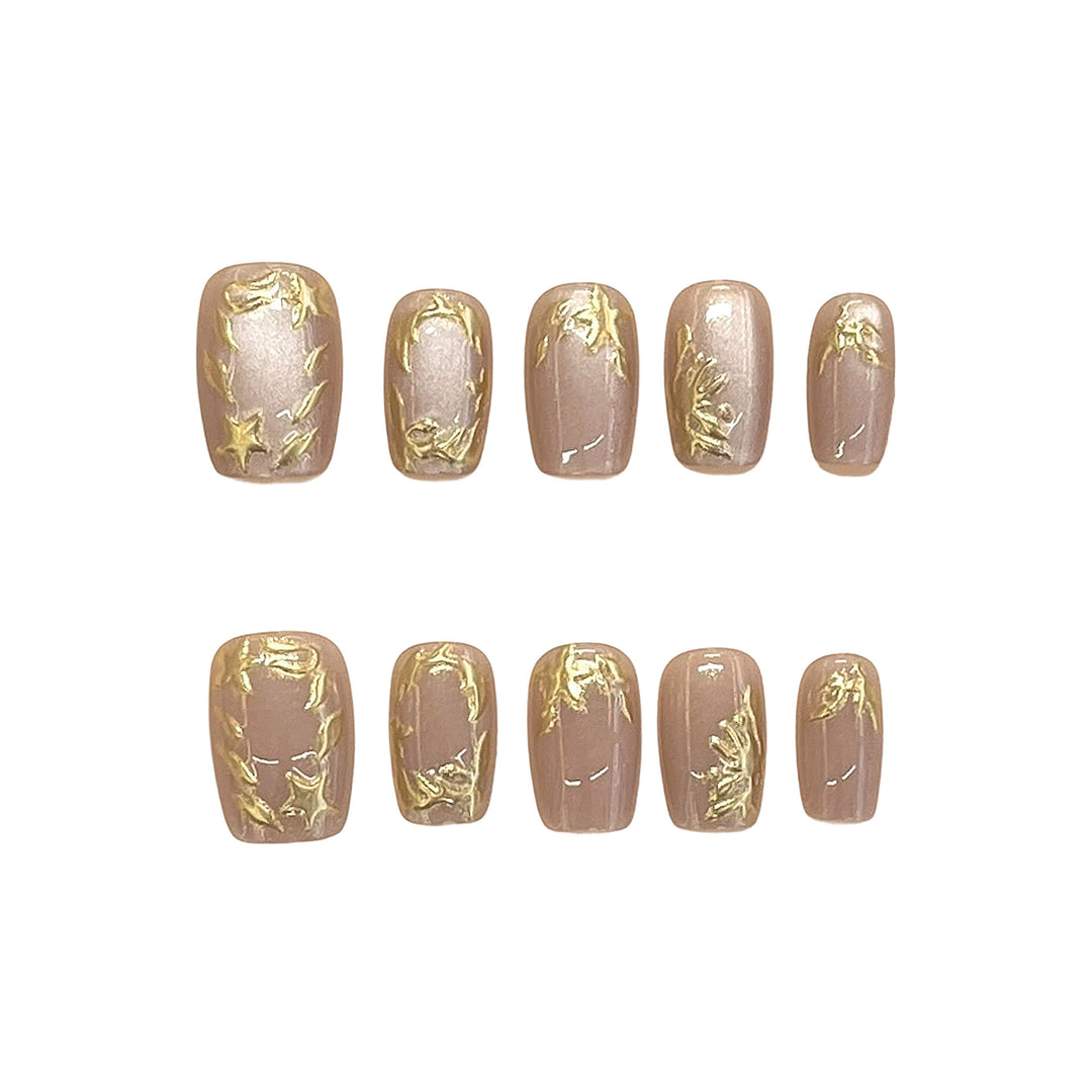 Elegant Press-On Nail Set Stornfield