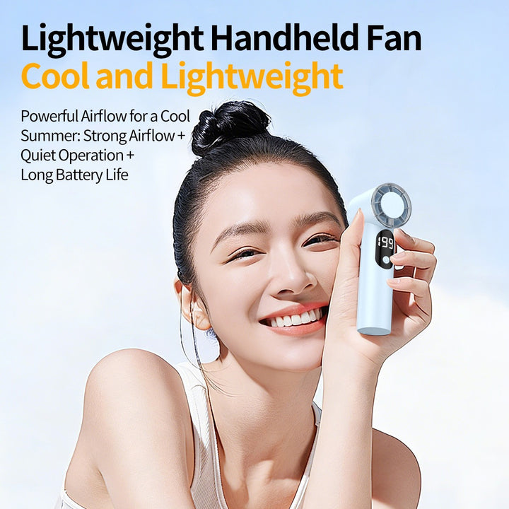 Unisex High-Performance Rechargeable Handheld Fan Stornfield