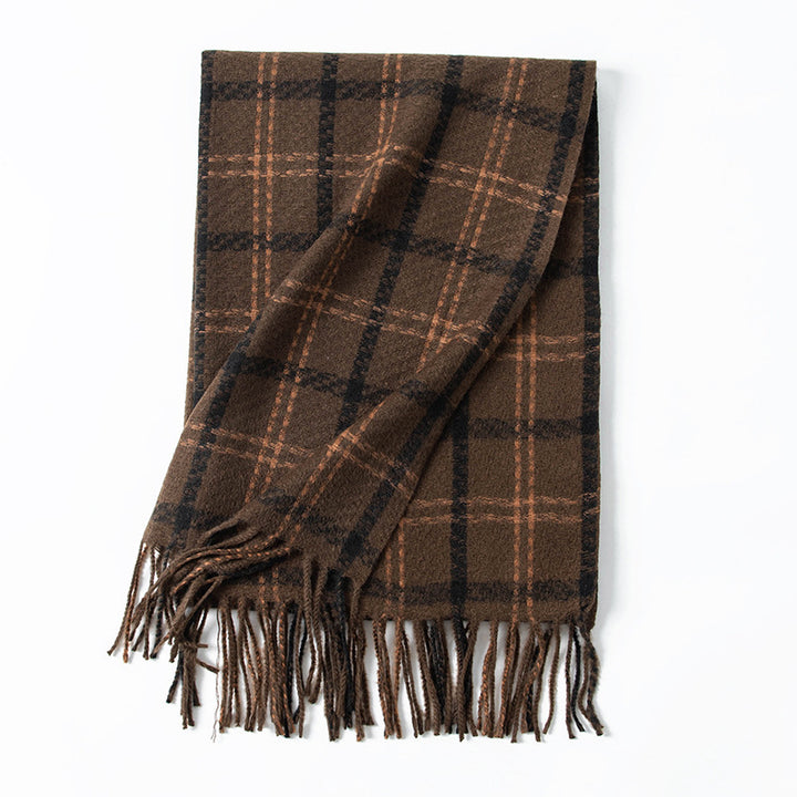 Women Checked Wool Coat Stornfield