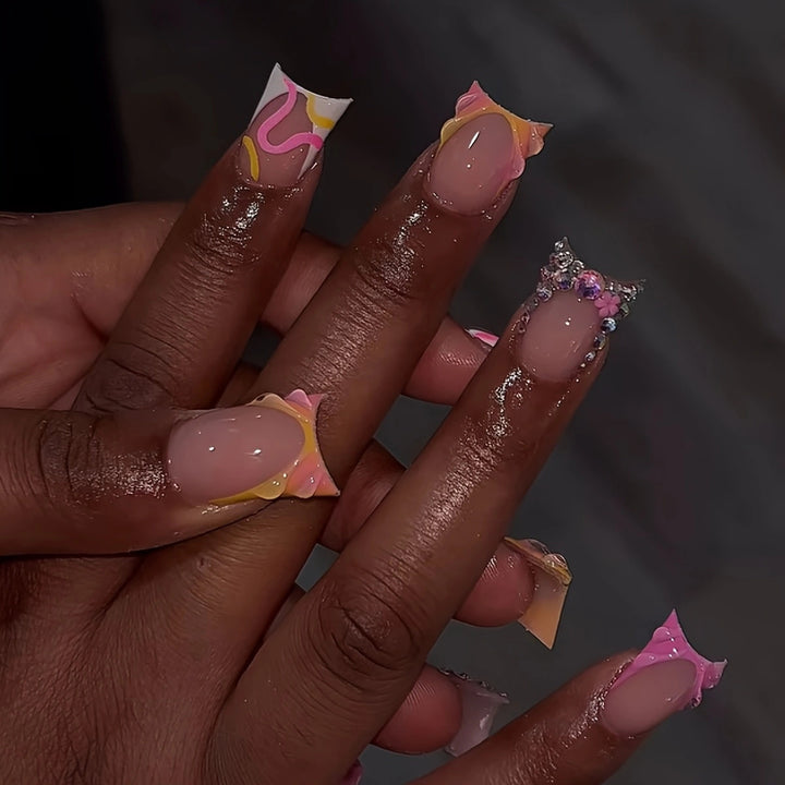 Women’s Decorative Acrylic Press-On Nail Extensions Stornfield