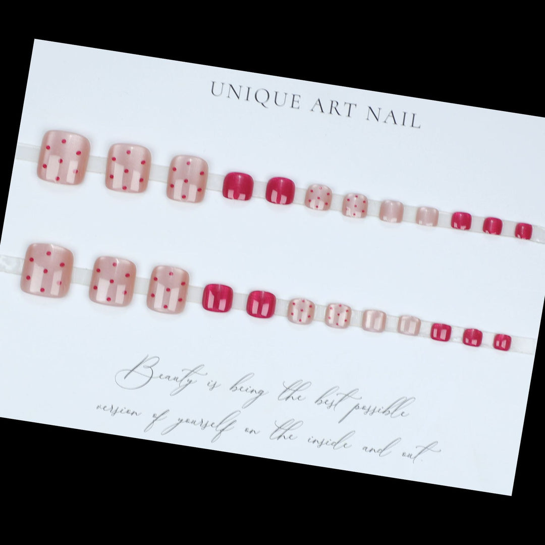 Trendy Press-On Toe Nail Art Stornfield