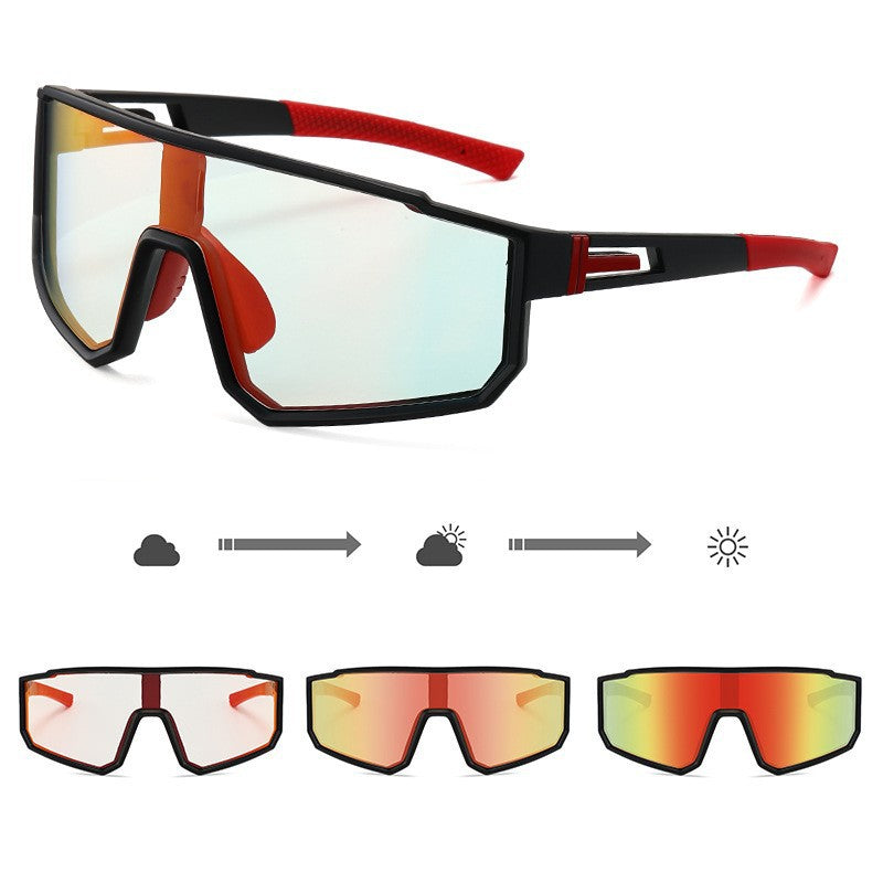 Unisex Sports Performance Sunglasses with Intelligent Light Change Stornfield