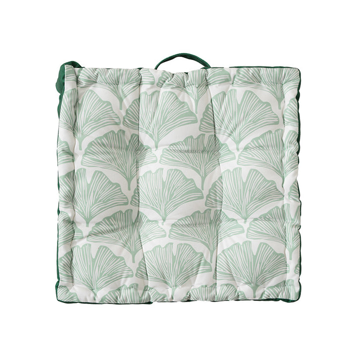 Padded chair cushion with carrying handle and decorative stitching Stornfield