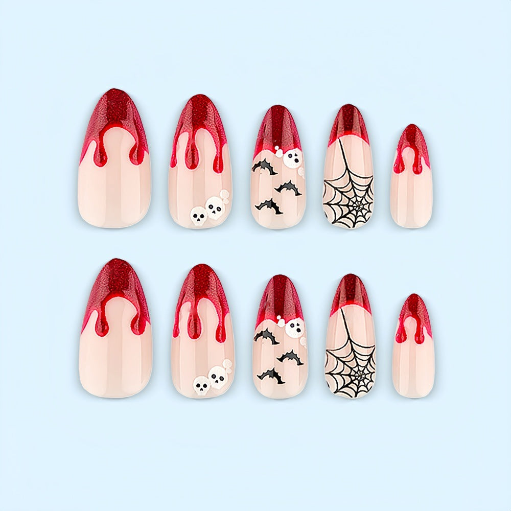 Halloween-style Kunstnagelset Stornfield