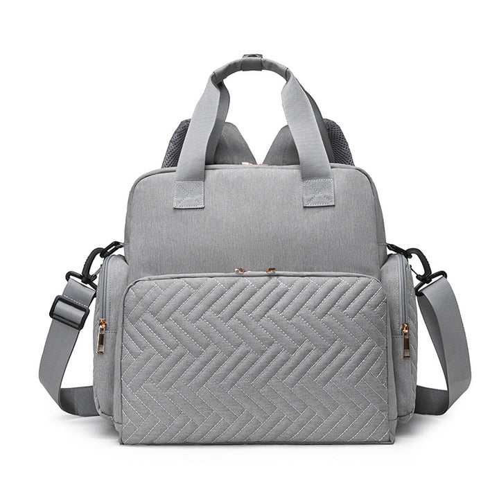 Multi-Function Quilted Diaper Backpack Stornfield
