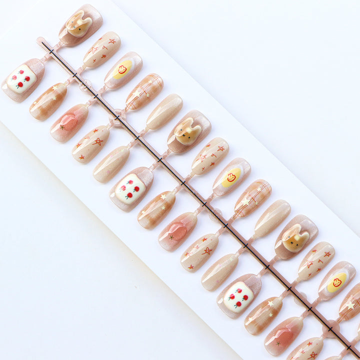 Playful Animated Character Nail Set