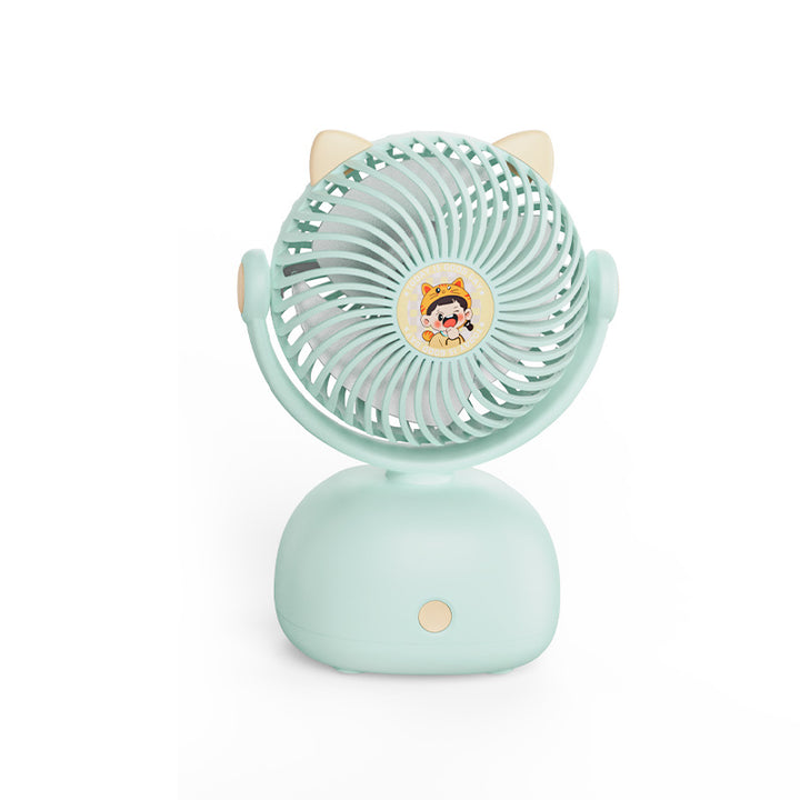 Unisex Portable Mini Fan with Cute Cat Design Stornfield
