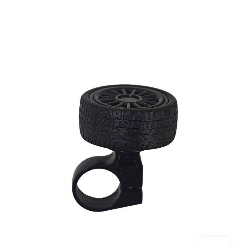 novelty wheel-shaped bicycle bell with adjustable handlebar clamp Stornfield