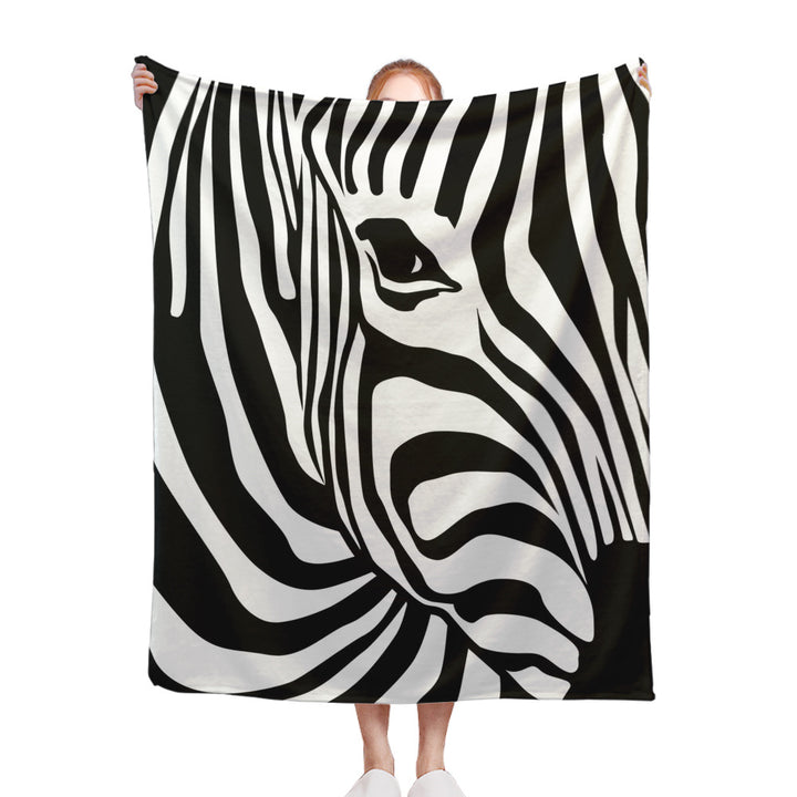 Stylish Zebra Print Blanket Stornfield
