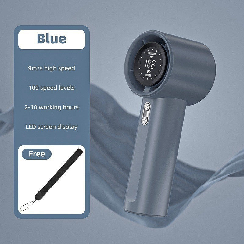 Unisex nan compact cordless high speed digital display hair dryer with adjustable speed and long lasting battery Stornfield