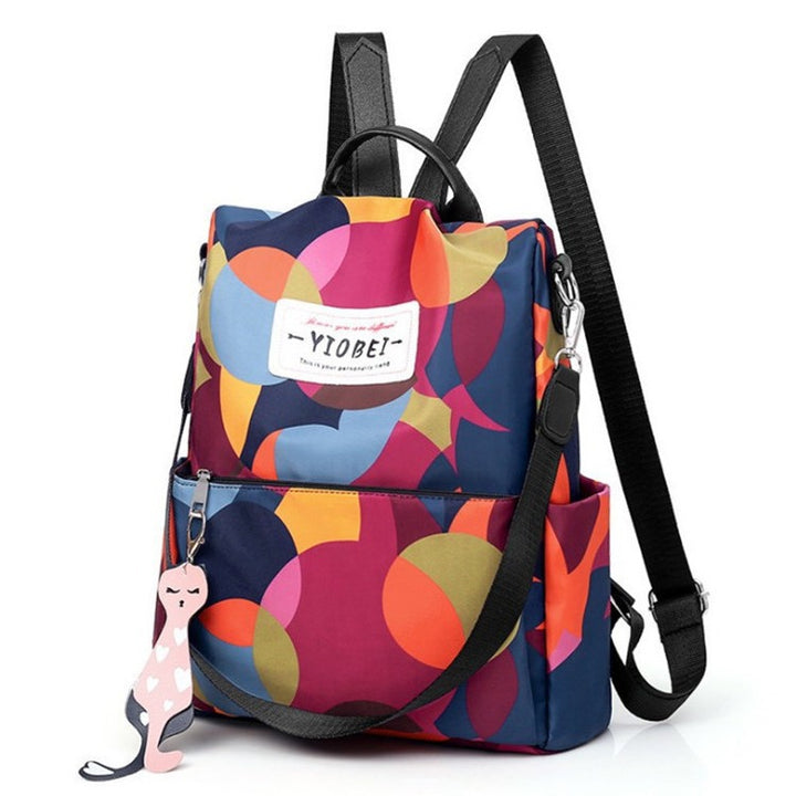 Colorful Geometric Pattern Backpack Stornfield