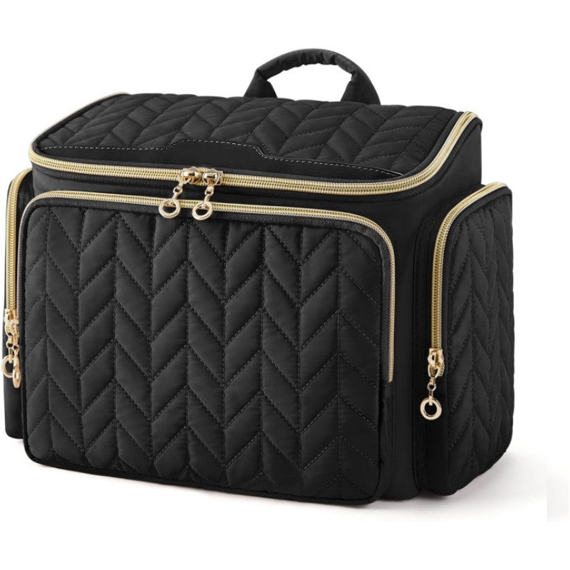 Cosmetic Organizer Bag with Structured Quilting Stornfield