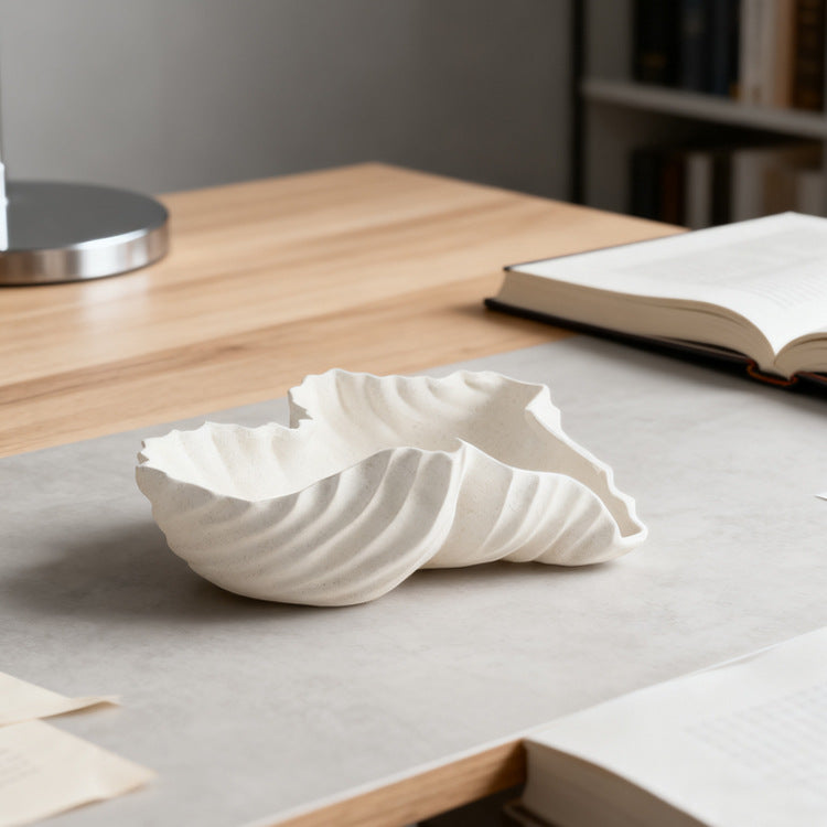 Elegant Shell-Shaped Decorative