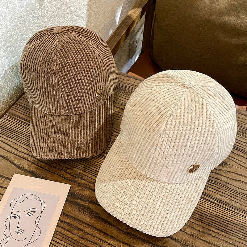 Women's Textured Corduroy Baseball Cap Stornfield