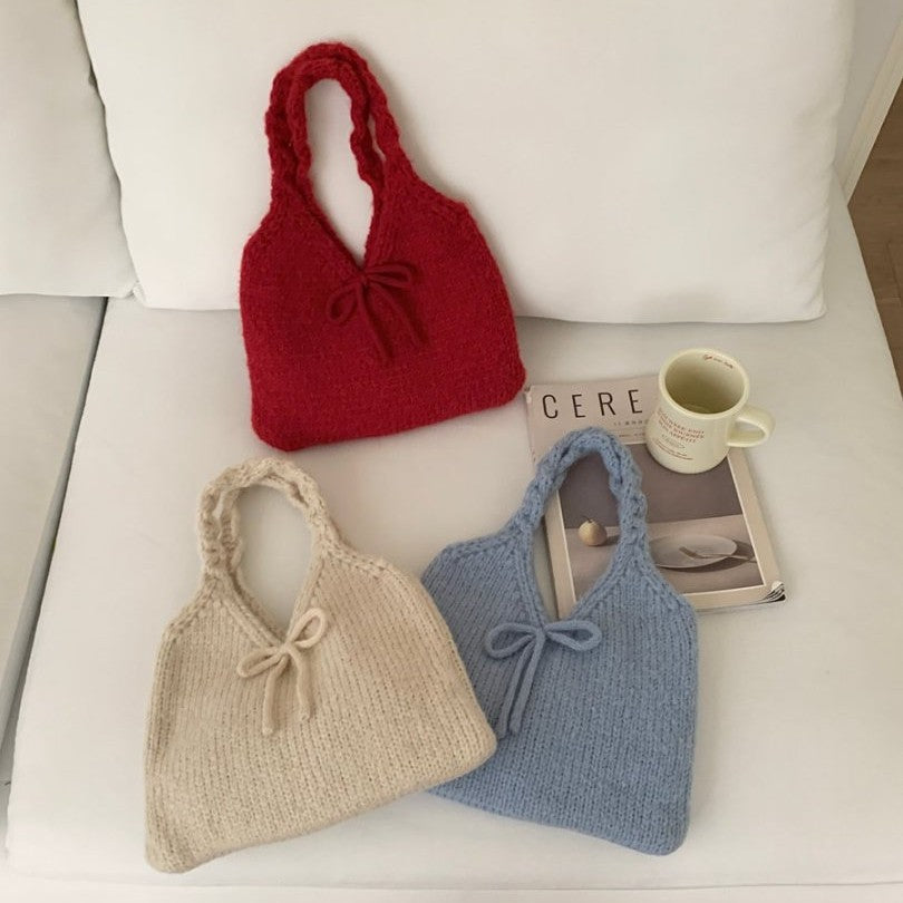 Cozy Knit Tote Bag Stornfield