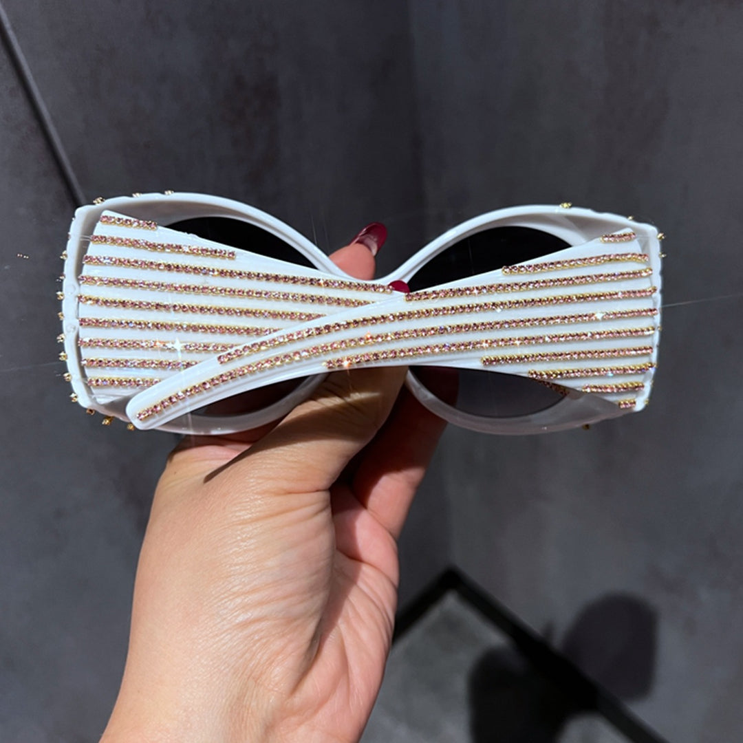 Ladies Glamorous Sunglasses with Sparkling Crystal Decorations Stornfield