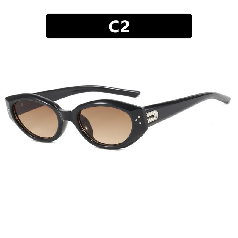 Women Cat-Eye Sunglasses with accentuated transparent frame and UV protection Stornfield