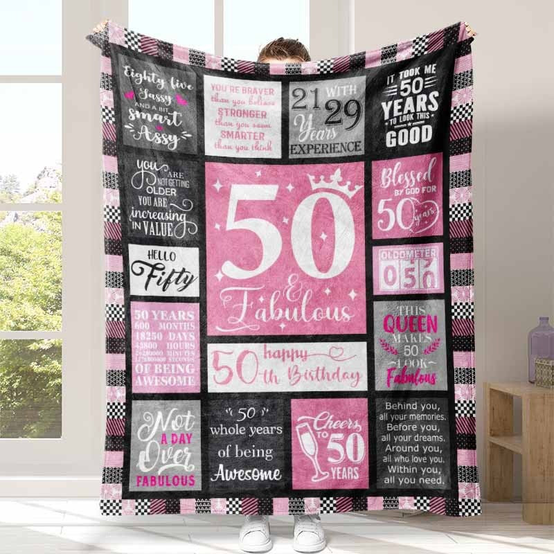 Inspirational Fleece Birthday Blanket